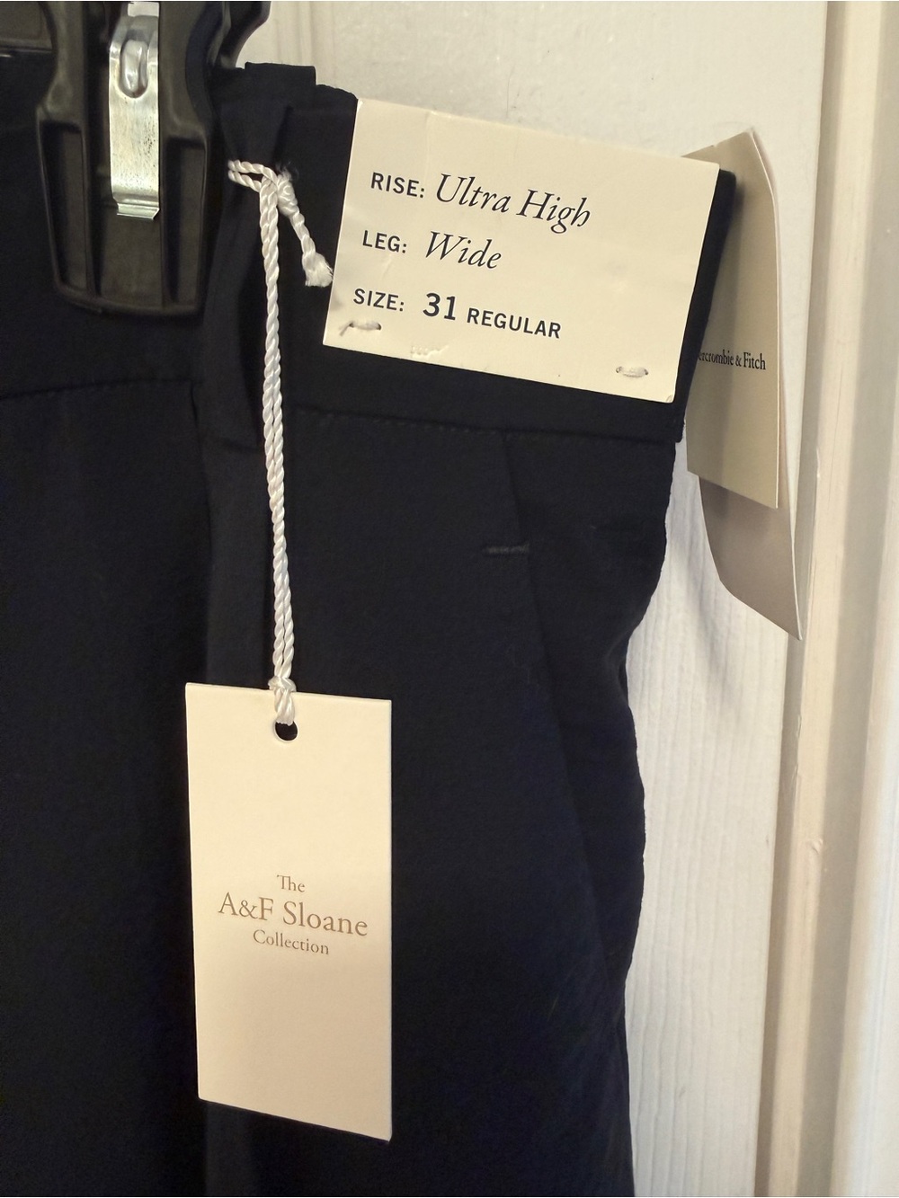 NWT A&F Sloane Tailored Wide Leg Pants